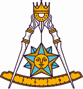 A vector illustration of the Lodge of Perfection’s emblem